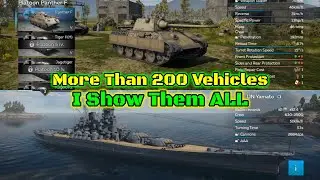 War Thunder Mobile Complete Tank and Ship List Open Beta + Premiums AND Monetization Preview