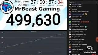 MrBeast gaming has reached 500,000 subscribers