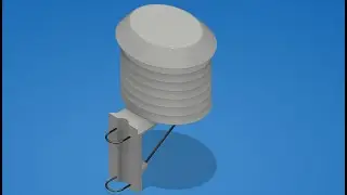 Stevenson screen for outdoor temperature