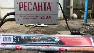 Тест электродов FoxWeld, MONOLITH.