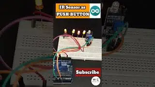 IR sensor use as PUSH BUTTON | 