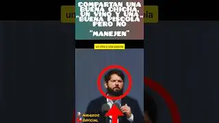 GABRIEL BORIC Y LA FUERTE ADVERTENCIA PARA EL PUEBLO CHILENO 😱 #shorts #politics #president #chile