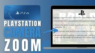 How To Camera Zoom in Blox Fruits On Playstation Roblox PS4/PS5 - Complete Guide