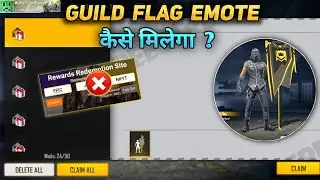 how to get guild flag emote free fire | guild flag emote kaise milega | rulers flag emote free fire
