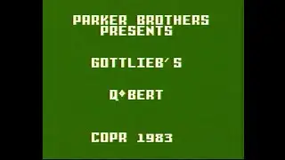Q*Bert for Mattel Intellivision - brief gameplay