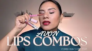 💄💋✨!! This is how I combine my AVON lipsticks and they look WOW!! LIPS COMBOS #lipstick #avonlipc...