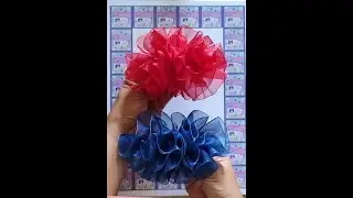 como hacer un broche para el cabello con liston PASO A PASO #diy #tutorial