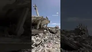 🇵🇸 Исроил ҳарбий кучларининг Ғазодаги Хон Юнус шаҳридан кетиш ортидан юзага келган вайроналар #рек