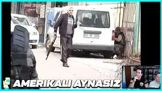 EV ARKADAŞIYLA POLİS ÖZEL HAREKATIN AKIL ALMAZ HAREKETİNİ İZLİYOR |AMERİKALI AYNASIZ |Twitch Türkiye