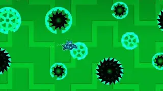 Geometry Dash - Green Demon By - (Easy Demon 10★) | Zachorium