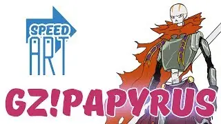 Como dibujar GZ Papyrus from Undertale AU