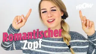 Romantischer Zopf für das nächste Date
