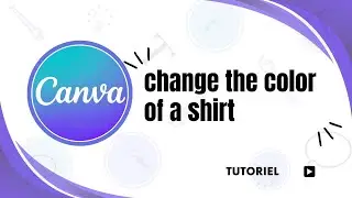 How to change the color of a shirt in Canva
