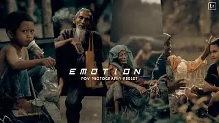 Emotion pov photography lightroom preset | cinematic street preset lightroom mobile | moody preset
