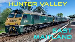 Australian Trains: Hunter Valley, East Maitland Station - Coal Train Heaven