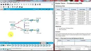 7.2.2.4 Packet Tracer - Troubleshooting GRE
