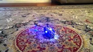 Flying RC helicopter