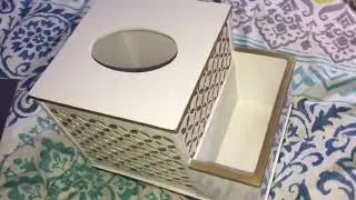Diamond Lattice Tissue Box