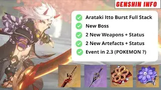 genshin impact info - New Weapons, New Artefacts, and More | Genshin Impact