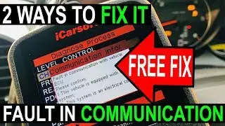 iCarsoft Fault In Communication With Vehicle ECU - HOW TO FIX VIDEO   Connection problem