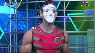 Handsome Model Getting Pied