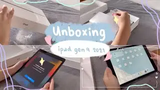 📦Unboxing IPad gen9 /แต่งหน้าจอโฮม | stickyyy.sheet