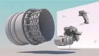 3DS Max - Engine Nozzle Vector Test
