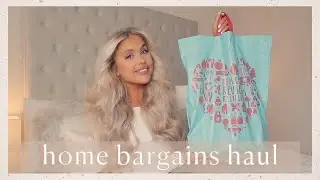 HOME BARGAINS HAUL *NEW IN 2021* | essentials, home decor, organisation, cleaning + self care ✨