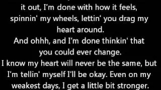 A Little Bit Stronger - Sara Evans (w/ lyrics)