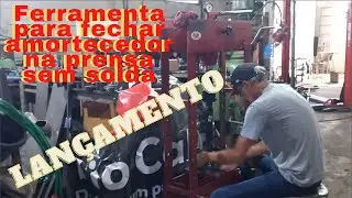 Como fechar amortecedor sem Solda na Prensa - Lançamento exclusivo.