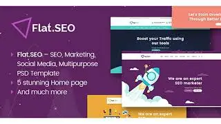 Flat SEO - PSD Template | Themeforest Website Templates and Themes
