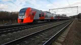Электропоезда ЭД4М-0043 и 