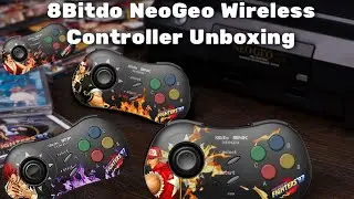 8Bitdo NEOGEO wireless controllers unboxing