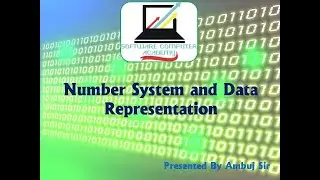 Data representation and Number system
