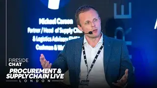 Risk & Resilience Fireside with Michael Carson at Procurement and Supply Chain Live London 2023