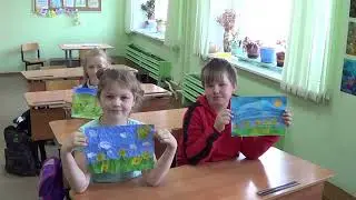 «Рисуем мать-и-мачеху» Коткозерская школа , трек «Бабочка»