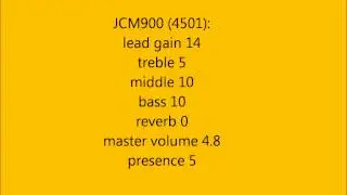 Marshall JCM800, JCM900, JTM30   distortion test It's Only Love