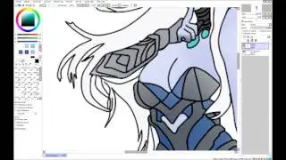 Speedpainting Drow Ranger