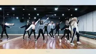 [Mirrored] [Dance Practice] 우주소녀 (WJSN) - La La Love Fixed Cam Ver.