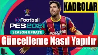 PES 2021 PS4 Veri Pakteti ve Sürüm Güncellemesi Nasıl Yapılır ? | Kadro ve Transferler |