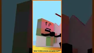 Teardrop scene from BFDI:TPOT 2, but reanimated in Minecraft