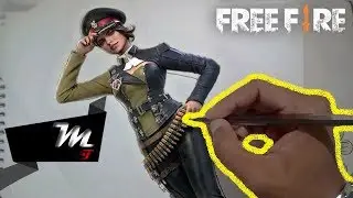 DESENHANDO PALOMA DO JOGO FREE FIRE ‹ Mattheus ›