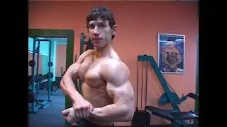 young bodybuilder in gym