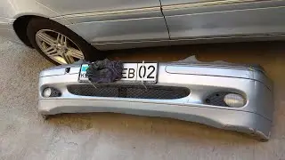 Mercedes W203, How to Remove Bumper on the Road ®️