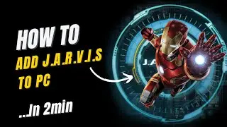 Jarvis Theme To Desktop With Voice in Just 2 min | Ironman Assistant | Marvel