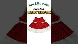 How to Sew Baby Frock with small fabric #shorts #babyfrock #diysewing #diy