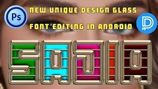 new glass font editing 2022 | golden Glass Font | glass font editing | fardeen designer