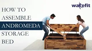 How to assemble Andromeda bed furniture at home | furniture fitting | Wakefit