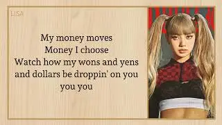 BLACKPINK Lisa 'MONEY' Karaoke Lyrics