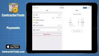 Receive Payments in ContractorTools